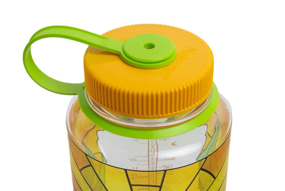 32oz Wide Mouth Stained Glass Print Bottles
