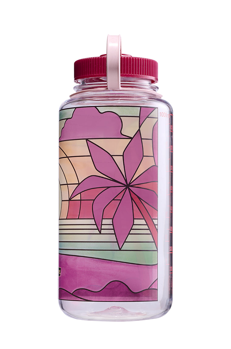 32oz Wide Mouth Stained Glass Print Bottles