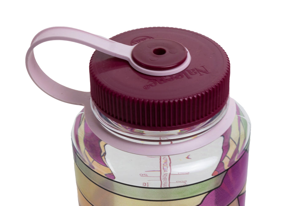 32oz Wide Mouth Stained Glass Print Bottles