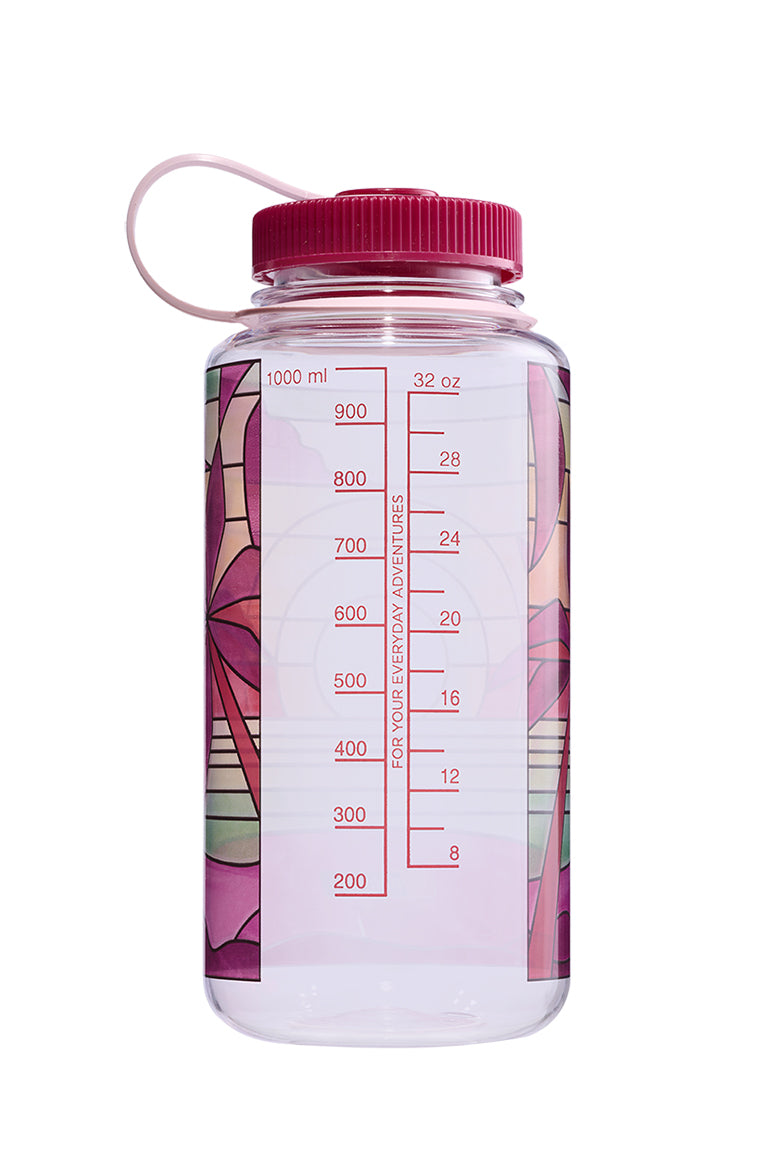 32oz Wide Mouth Stained Glass Print Bottles