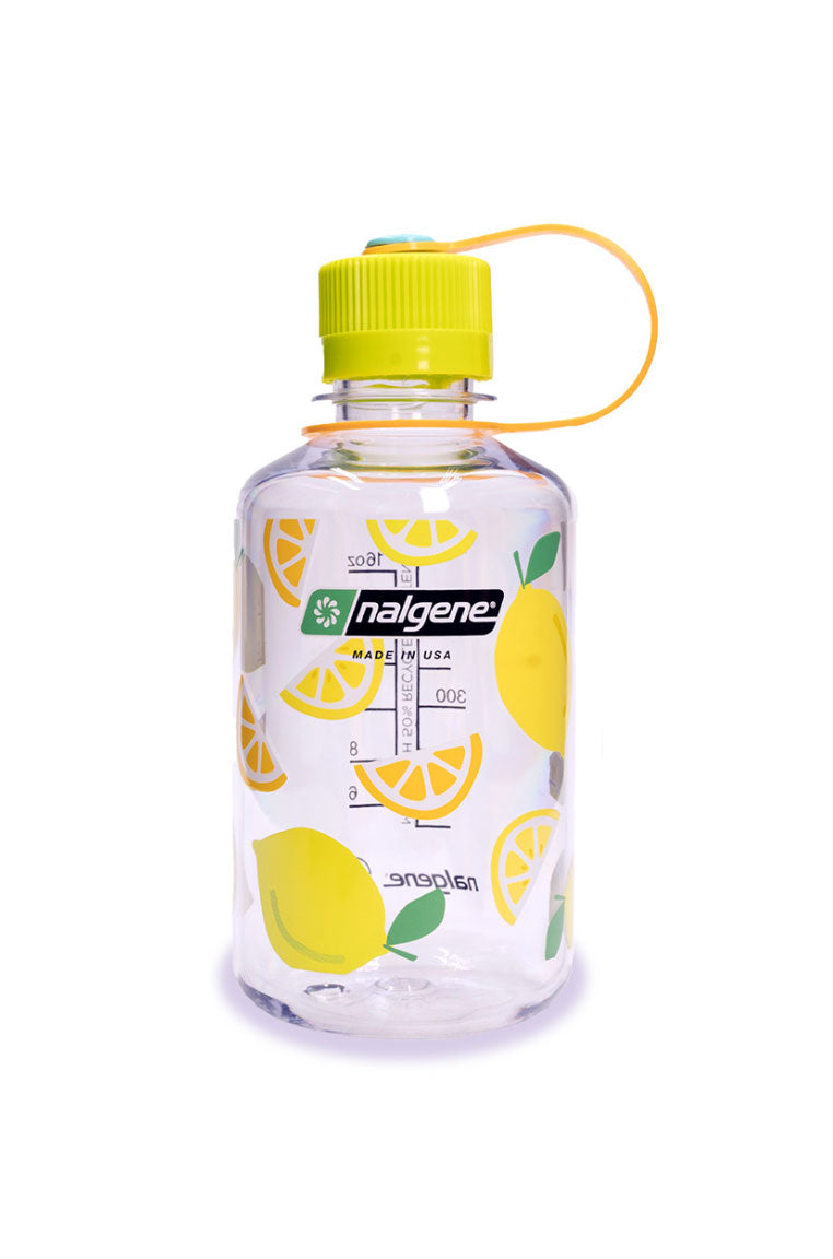 16oz Narrow Mouth Clear w Lemons Sustain