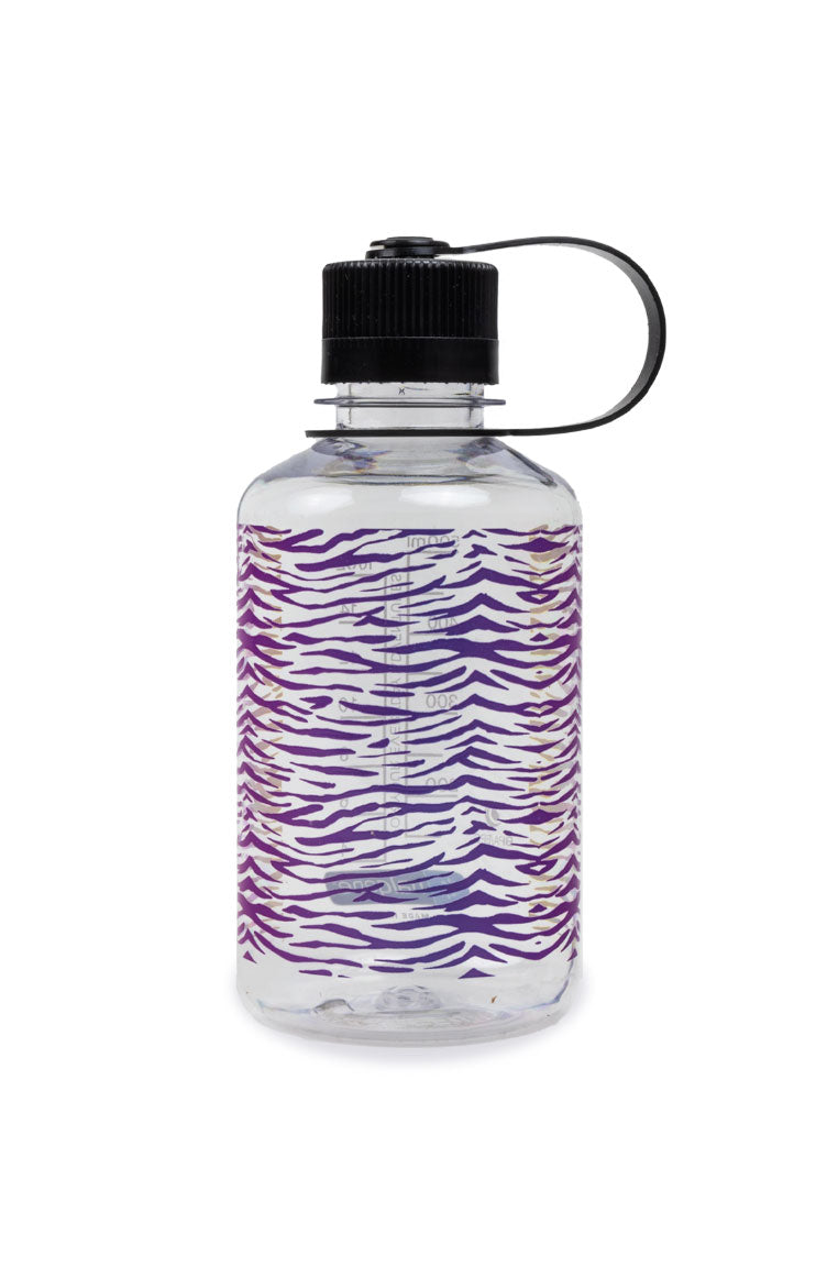 16oz Narrow Mouth Clear Rainbow Zebra Sustain