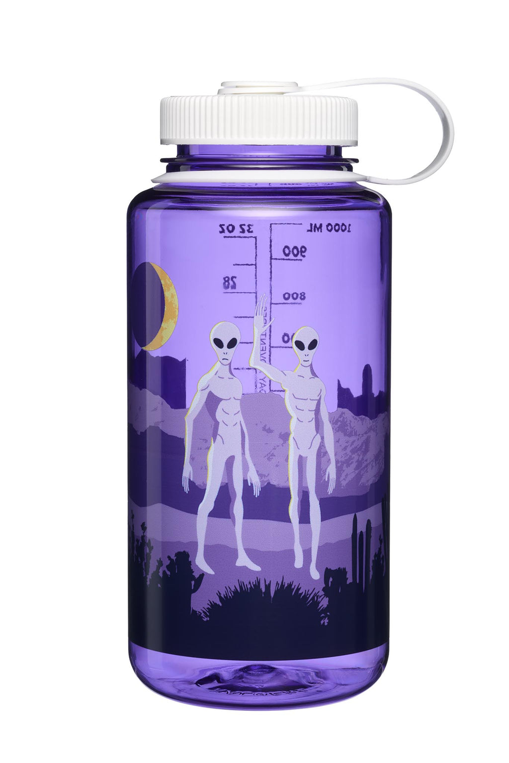 32oz Wide Mouth Mythical Creatures Print Bottles