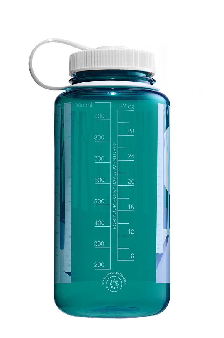 32oz Wide Mouth Negative Landscape Bottles