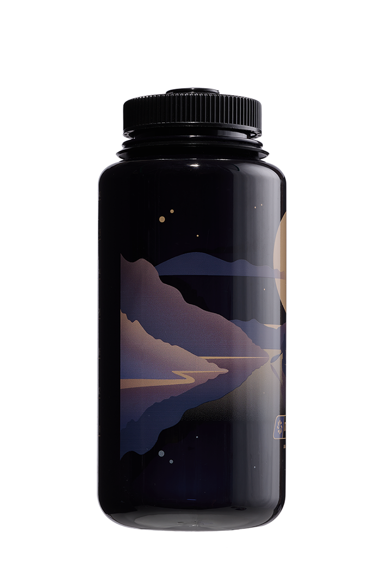 32oz Wide Mouth Negative Landscape Bottles