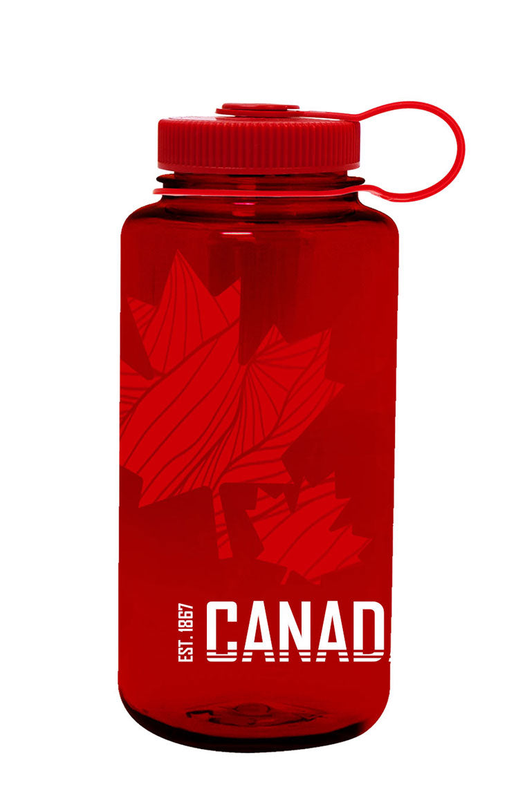 32oz Wide Mouth Canada Print Bottles